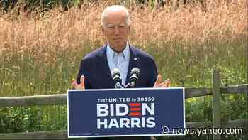 Biden slams Trump on wildfires, climate change
