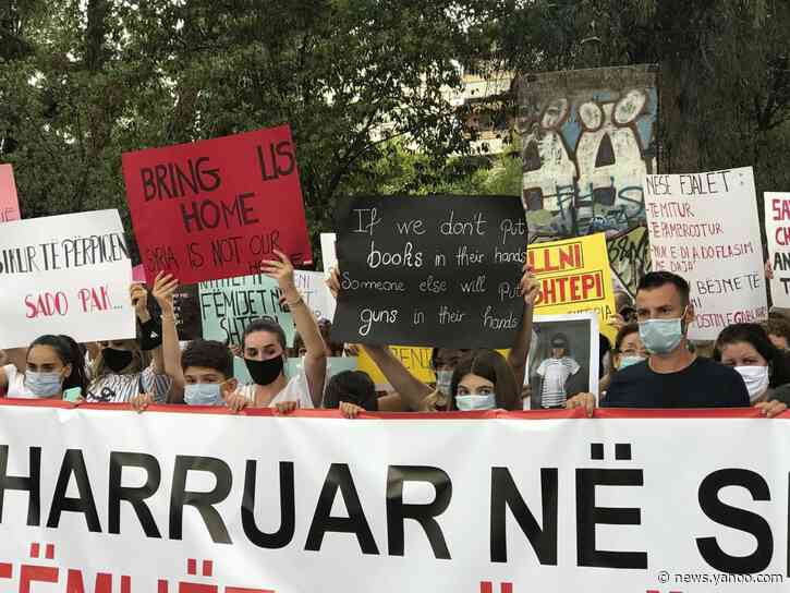 Albanians want children returned from refugee camps in Syria