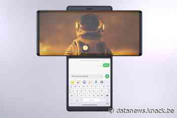 LG stelt smartphone met draaibaar scherm voor