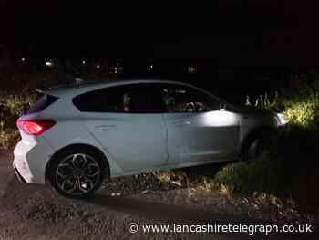 Lancashire man arrested after crashing motability car into hedge