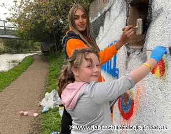 Blackburn Youth Zone members thanked for covering up disgusting racist graffiti