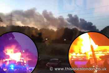 Crayford warehouse fire under investigation