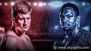Boxing is back on Sky - action-packed autumn!