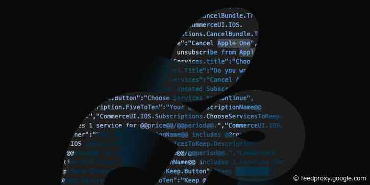 ‘Apple One’ subscription bundle references found in iOS code ahead of September event