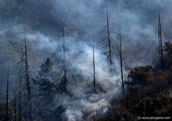 El Dorado fire grows more than 3,000 acres in 24 hours after flareup near Angelus Oaks