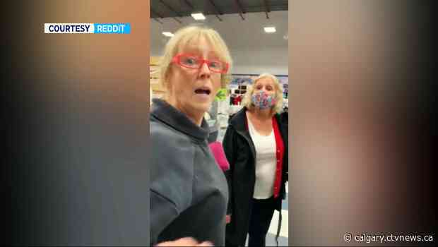Video in Calgary Fabricland goes viral after mask confrontation