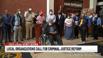 Local organizations call for criminal justice reform