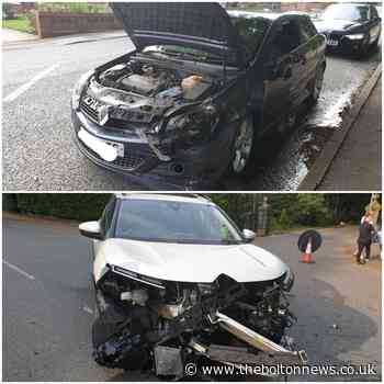 Driver arrested after crash involving several cars in Bolton