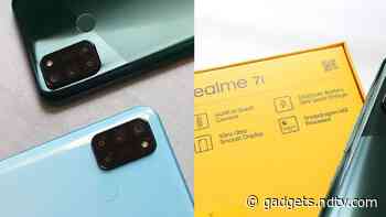 Realme 7i Live Images Surface Ahead of September 17 Launch, Specifications Tipped