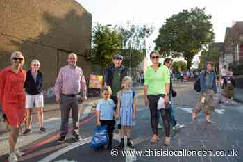 Colliers Wood parents mark new school street