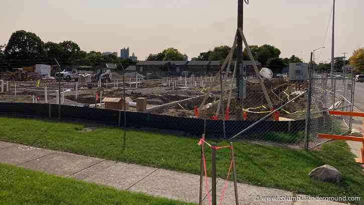 Work Underway on Four-Story Building on Near East Side