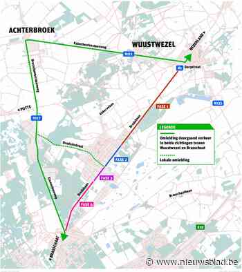 Bredabaan in Gooreind gaat 3 weken dicht voor vernieuwing wegdek