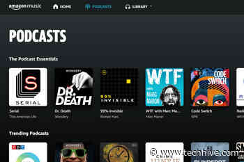 Amazon Music rolls out free podcasts, taking on Spotify