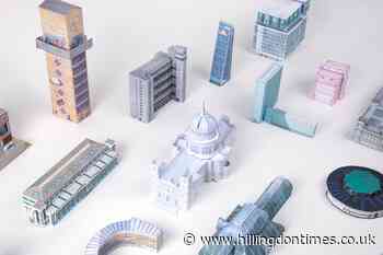 Card model of Perivale's Hoover Building in new collection