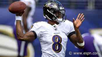 Lamar Jackson defends call to play him in 4th