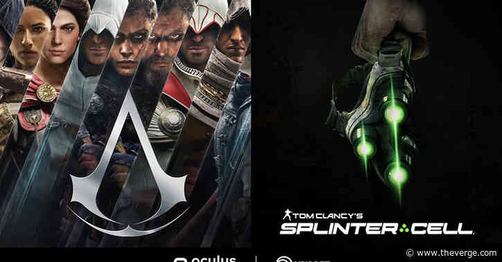 VR Assassin’s Creed and Splinter Cell games are coming