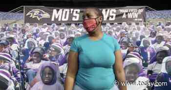 Baltimore Ravens fill their stadium with cutouts to honor beloved fan, 14, who died
