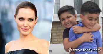 Angelina Jolie donates to boys' lemonade stand raising funds for a tragic cause