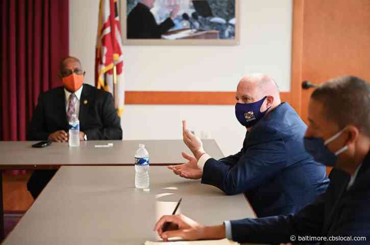Gov. Larry Hogan Meets With Baltimore Officials On City Violence