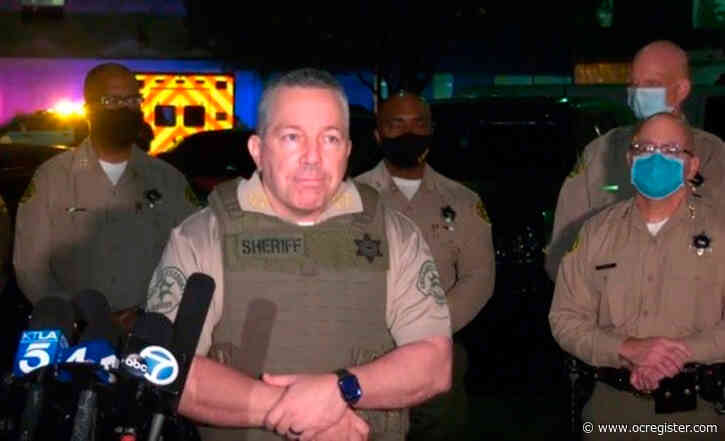 Hunt continues for suspect in shooting of Los Angeles County deputies