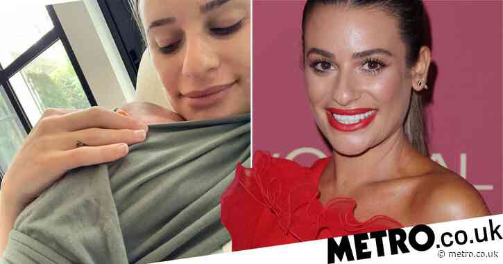 Lea Michele snuggles up to son Ever in first selfie post since Glee behaviour allegations