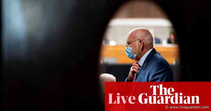CDC director suggests masks are 'more guaranteed to protect against Covid' than vaccine – live