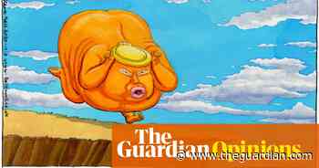 Steve Bell on Donald Trump's Covid blunder – cartoon