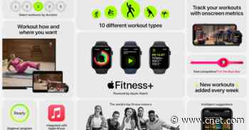 Apple Fitness Plus comes after Peloton with streaming workouts that sync with Apple Watch     - CNET