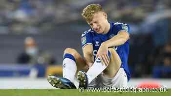 Everton’s win over Salford comes at a cost as Jarrad Branthwaite suffers injury