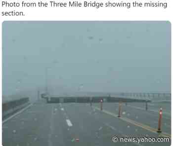 Hurricane Sally topples crane, wrecking huge piece of new Florida bridge, photos show