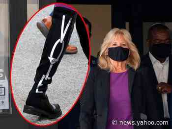 Jill Biden's $695 'vote' boots are selling fast days after she wore them in public
