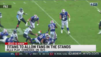 Nashville is expected to let fans watch Titans games in person this season
