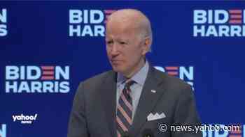 Biden on Trump&#39;s criticism that he didn&#39;t institute a mask mandate: &#39;I&#39;m not the president. He&#39;s the president.&#39;