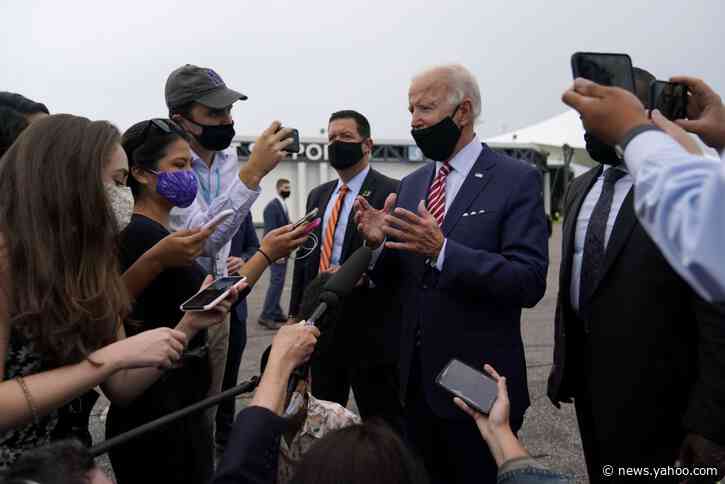 The Latest: Pre-debate, Biden studying Trump's past comments