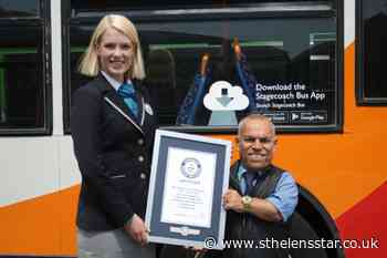 Key worker from Hampshire named world's shortest bus driver - St Helens Star