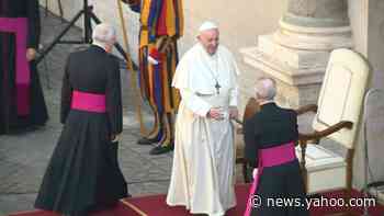 Pope worried about Antarctic glaciers