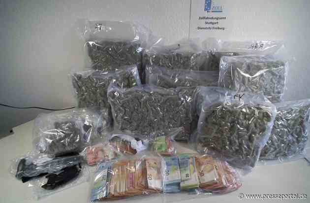 ZOLL-S: Marihuana in Paketsendung aus Spanien / Pfinztal, Pforzheim - Zoll fängt Postsendung ab, stellt 8 kg Marihuana und rund 66.000 Euro mutmaßliche Drogengelder sowie Waffen und Munition sicher