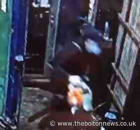 'Brazen' thief caught on camera breaking into Smithills Open Farm and stealing goods