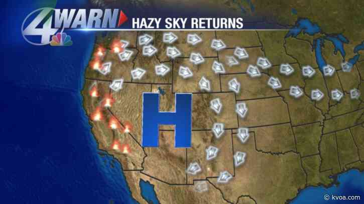 Hazy and hot this afternoon!