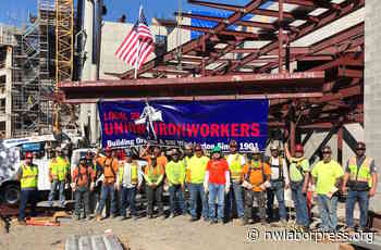 New Beaverton arts center tops out | nwLaborPress - Nwlaborpress