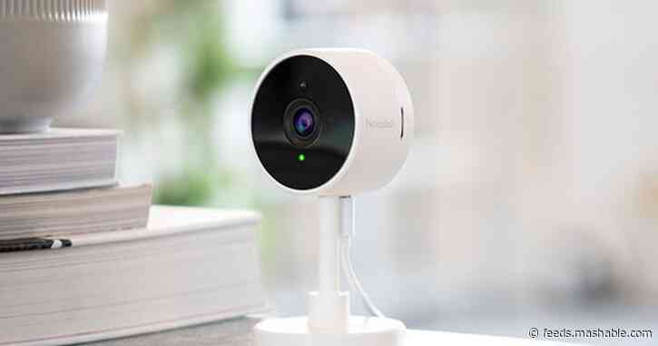 Save 60% on a convenient indoor smart camera with 2-way audio