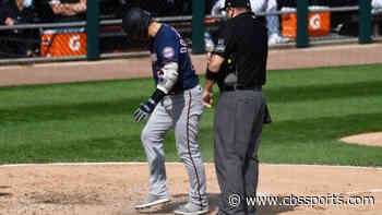 Twins' Josh Donaldson hits home run, then gets ejected for kicking dirt on home plate