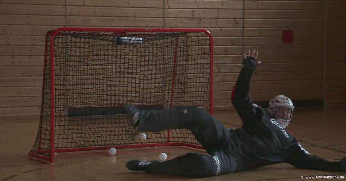 Floorball: Eine Mischung aus Hockey und Eishockey - Schwäbische