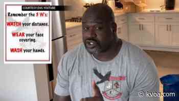 Shaq asks students to mask up