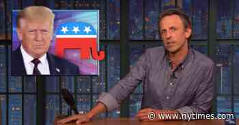 Seth Meyers Defends Blue States Against ‘President Caligula’