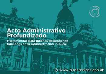 ¡Ya podés inscribirte! Acto Administrativo Profundizado | Noticias - buenosaires.gob.ar