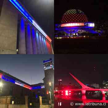 Buenos Aires ilumina edificios públicos con los colores de la bandera chilena - Diario La Tribuna