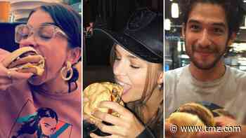 Stars Eating Burgers, Happy National Cheeseburger Day!