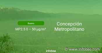 Calidad del aire en Concepción Metropolitano de hoy 18 de septiembre de 2020 - Condición del aire ICAP - infobae