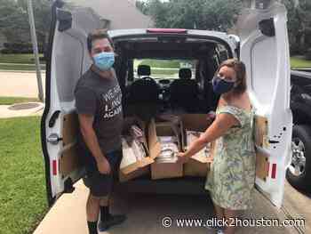 Katy neighborhood providing food, essential items to Hurricane Laura evacuees in Houston - KPRC Click2Houston